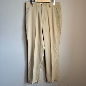Snake Eyes Dry-18 Golf Pants Mens‎ 32x30 Beige Chino Flat Front Performance